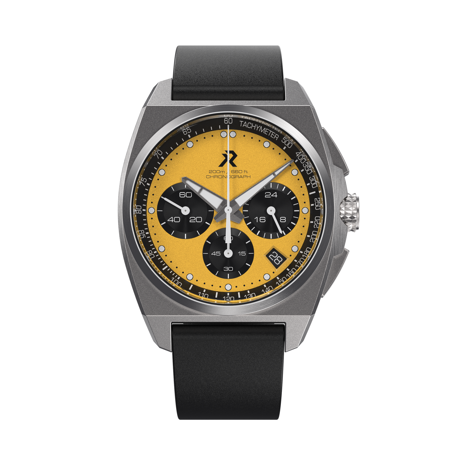 RZE Valour Medallion Yellow Titanium Chronograph Military Inc Store
